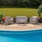 Flash Furniture 4 Piece Light Gray Outdoor Faux Rattan Set DAD-SF-112T-CRC-GG - alternate 3